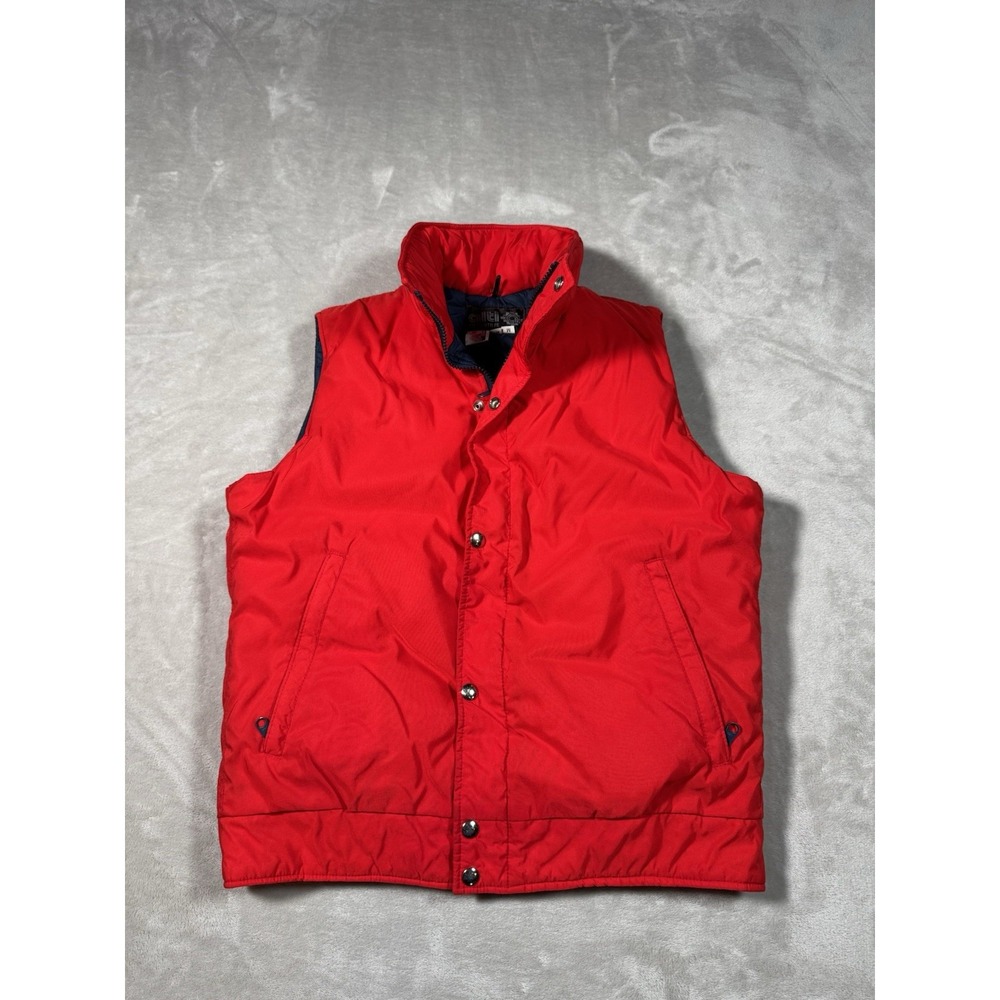 Vintage Alti Santa Fe Down Vest Size Medium Red Quallofil